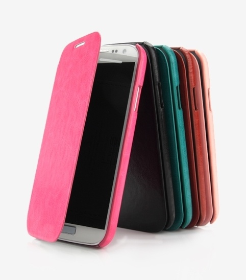 Leather Case for Samsung Galaxy S4 I9500