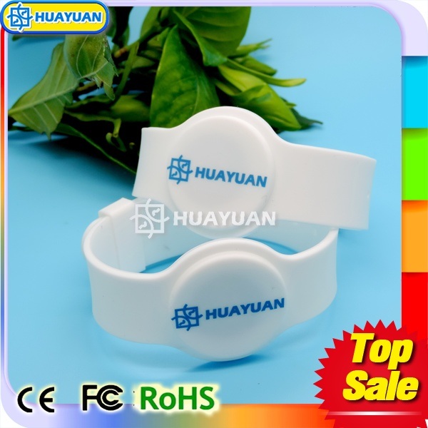 13.56MHz FM08 Smart Silicone Adjustable RFID Bracelet