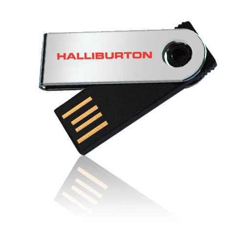 Free Logo Slim USB Flash Drive