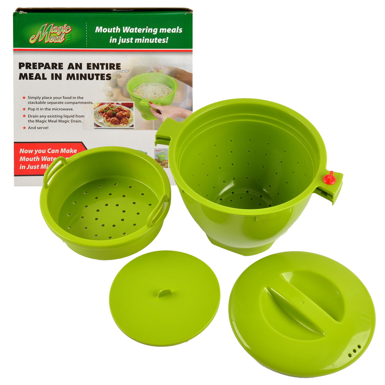 Magic Meal Steamer, Colander, Pasta Maker, Rice Cooker