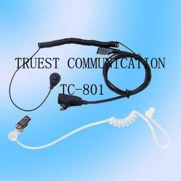 Transparent Tub Earphone for Two Way Radio Tc-801