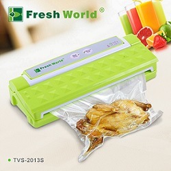 Tvs2013s Fresh World Handheld Vacuum Sealer for Food, Plastic Bag Food Vacuum Sealer, Kitchen Appliance