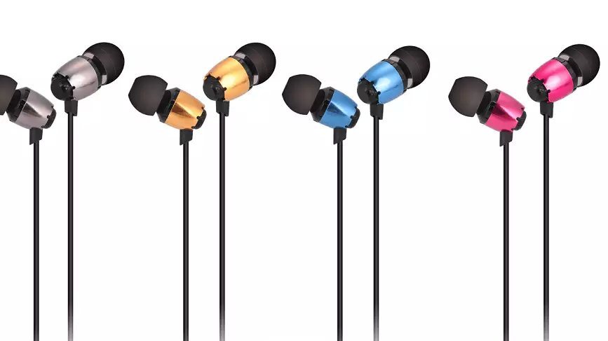 Metal Earphone for Mobile Phone with Mic Control