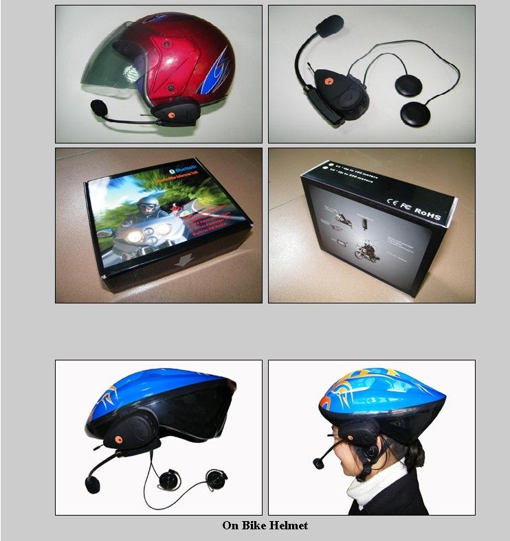 Bluetooth Interphone 500m with FM for Motorcycle or Bike/ Bluetooth Helmet Headset/Motorcycle Helmet Bluetooth Interpiece