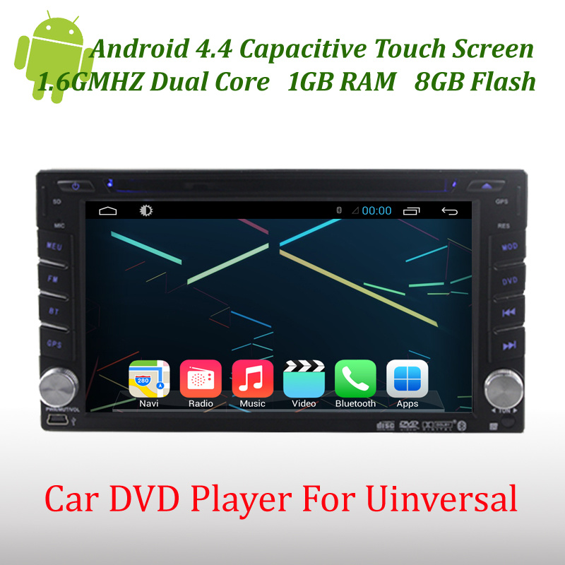Universal Car DVD GPS Navigation with Android 4.4 System