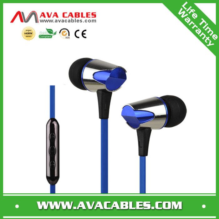 Wholesale 2014 New Design Popular Metal Phone Earphone