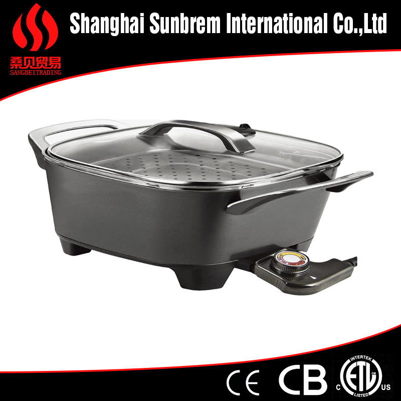 1500W Electrical Skillet for Home Appliance