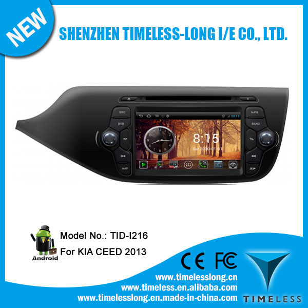 Android System Car Audio for KIA Ceed 2013 with GPS iPod DVR Digital TV Box Bt Radio 3G/WiFi (TID-I216)