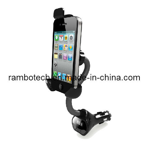 Universal Goose Neck Car Holder with FM Transmitter