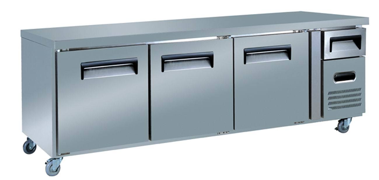 3 Door Gastronorm Bench Freezer (TG24L3)