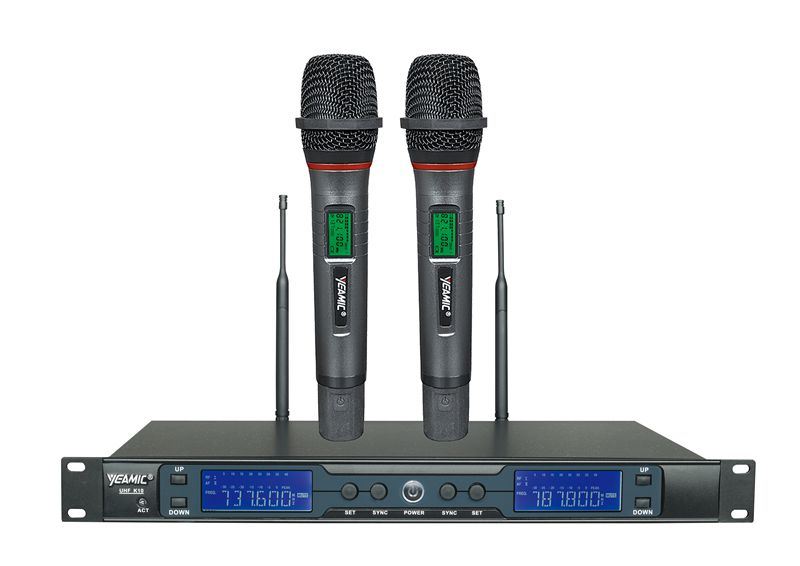 100% Metal Material Uhfwireless Microphone with High Mechanical Strength, More Stronger and Durable, Reduce Falling Down Damage