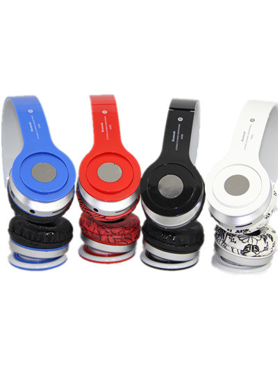 Factory Private Mould Multimedia Folding MP3 Bluetooth Headset with FM Radio Functiion