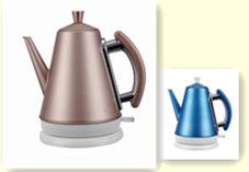 2015 New Design Gooseneck Electric Color Sprayed Kettle for Home Appliance Wholesalers