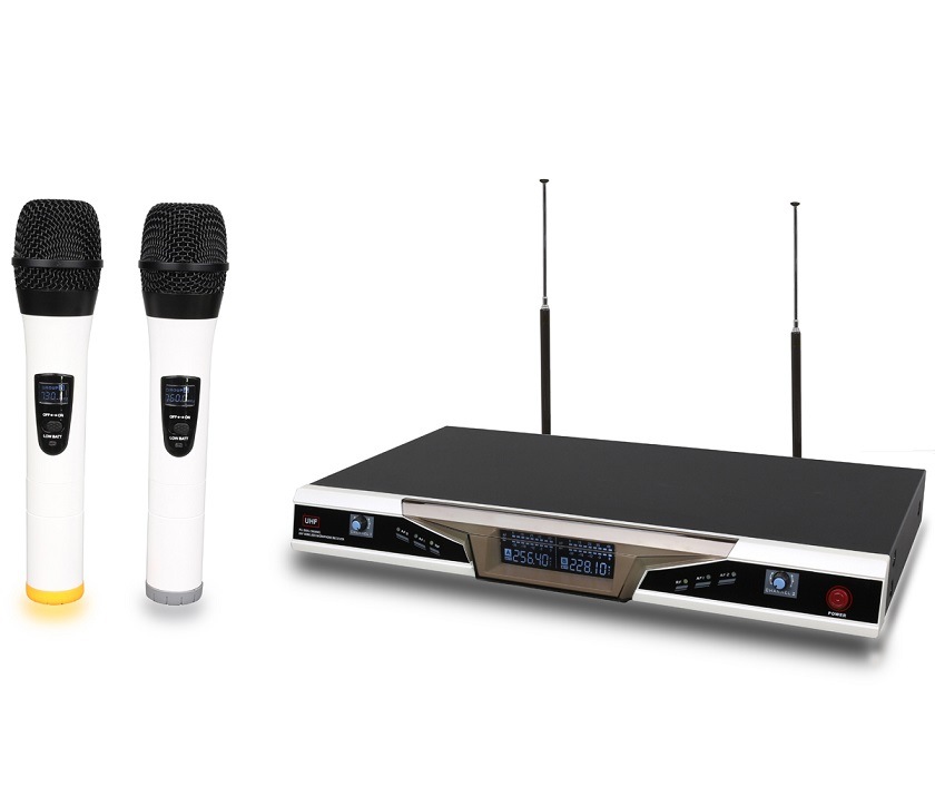 VHF Dual Channel Wireless Microphone Mv-201