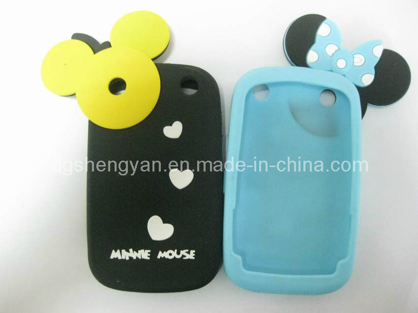 Fashion Silicone Rubber Mobile Phone Case (SY-CJT-017)