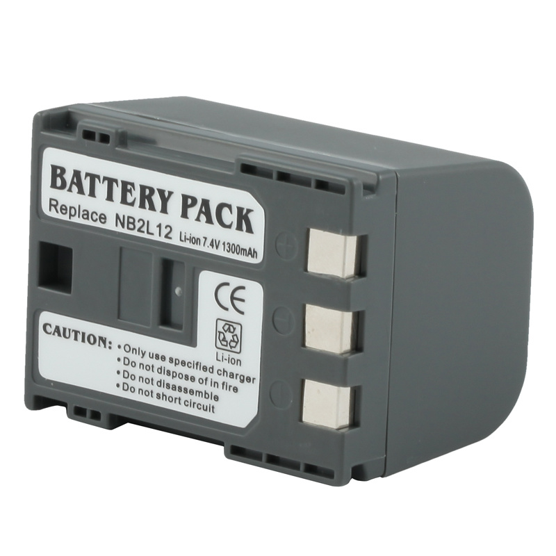 Digital Camera Battery (NB2L12 7.4V 1300mAh) for Canon