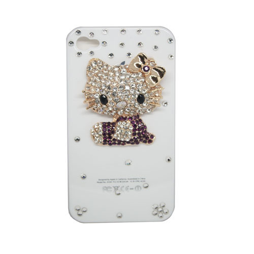 Cell Phone Accessory Czech Crystal Case for iPhone 4/4s (AZ-037)