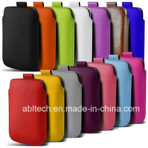 PU Leather Pouch Cover for iPhone 6 Support Mixed Order Mobile Phone Pouch