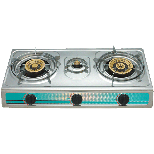 3 Burner Stainless Table Gas Stove (T-A3010) 