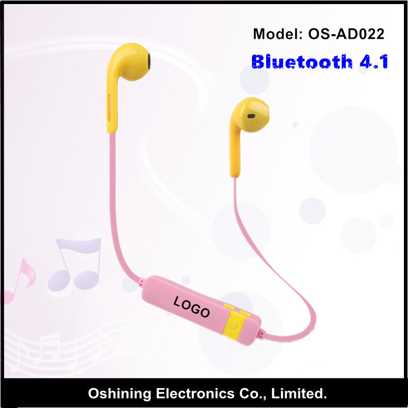 Wireless Colorful Lowest Price Bluetootth Earphone (OS-AD022)