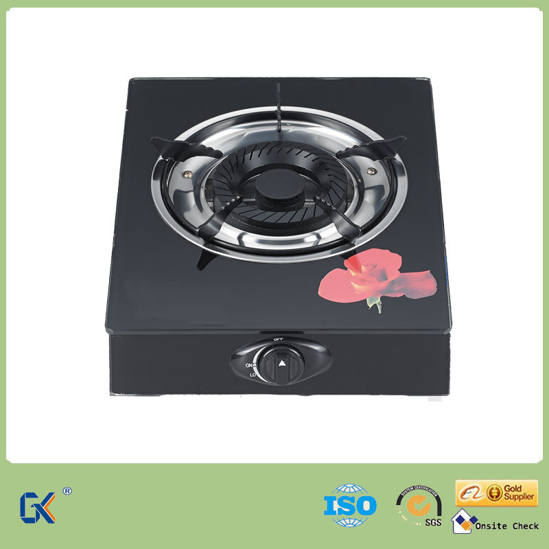 Single Burner Glass Gas Stove (GK-TGSB05)