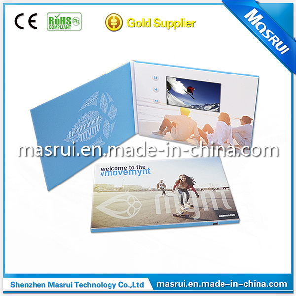 Customized Printing 4.3 Inch LCD Video Business Card