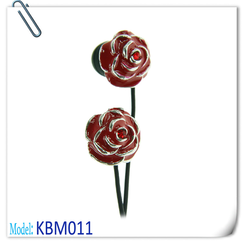 Cute Flower Design OEM Earphone