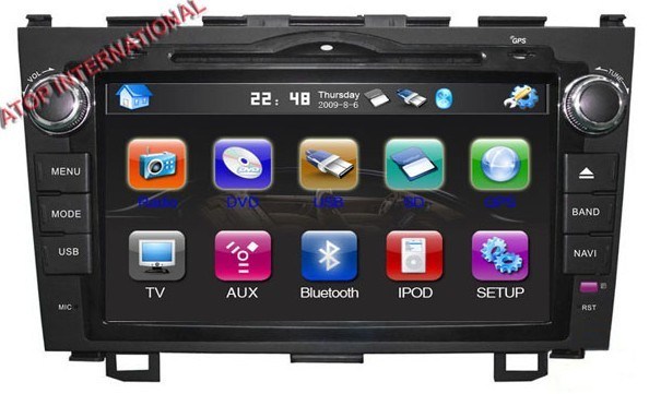 8 Car DVD GPS Player for Honda CRV Cr-V