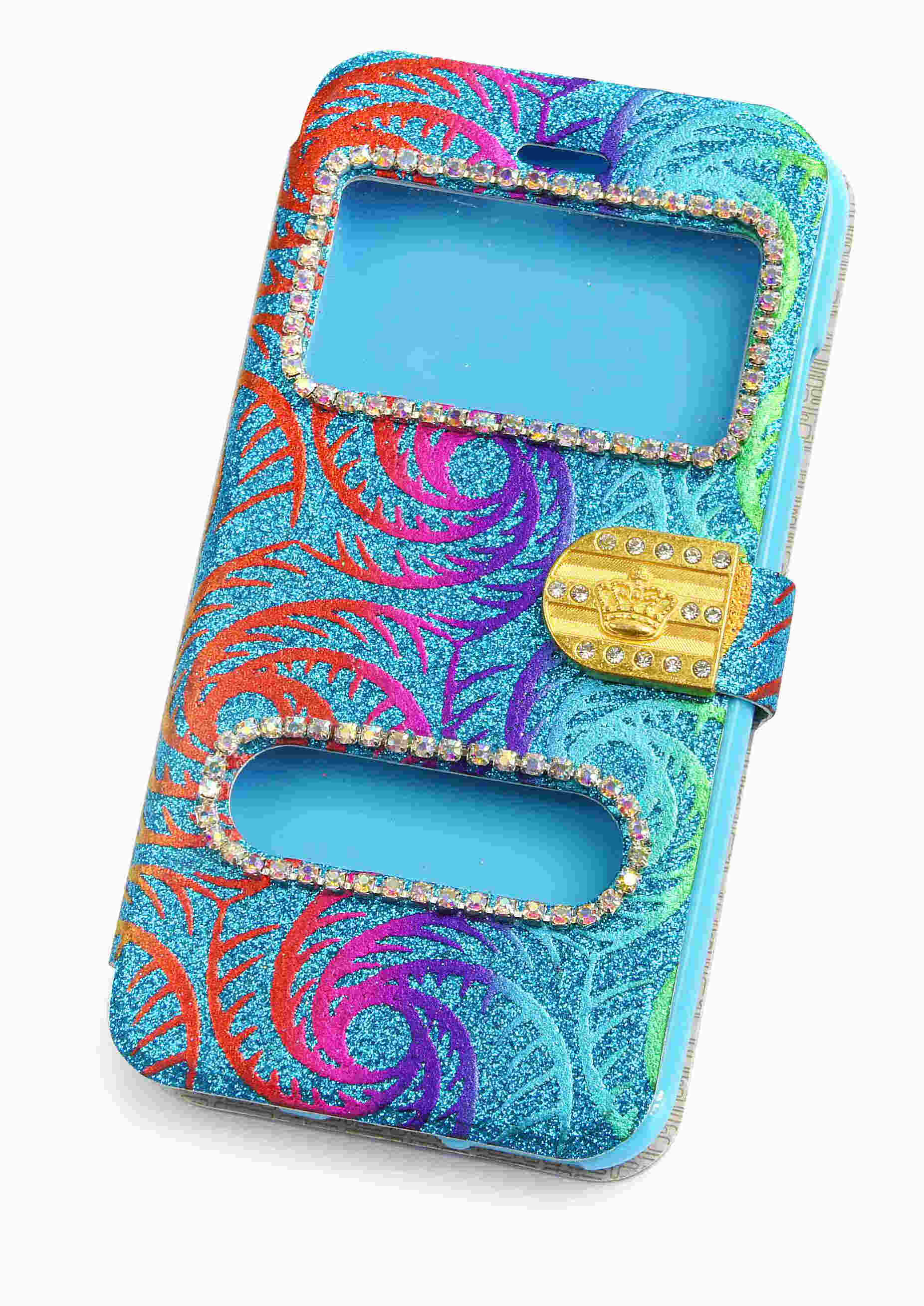Hot Bling Bling Leather Phone Accessories