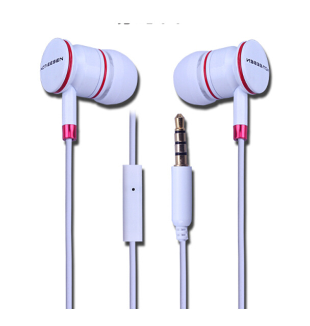 Fashion Metal Stereo Headset Headphone Earphone with Mic