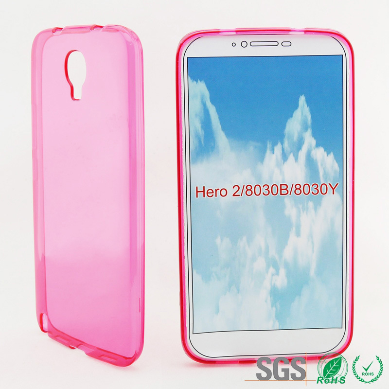 China Clear TPU Mobile Phone Case for Alcatel Hero 2/Ot8030