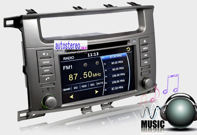 Car Radio DVD Player for Toyota Land Cruiser 100