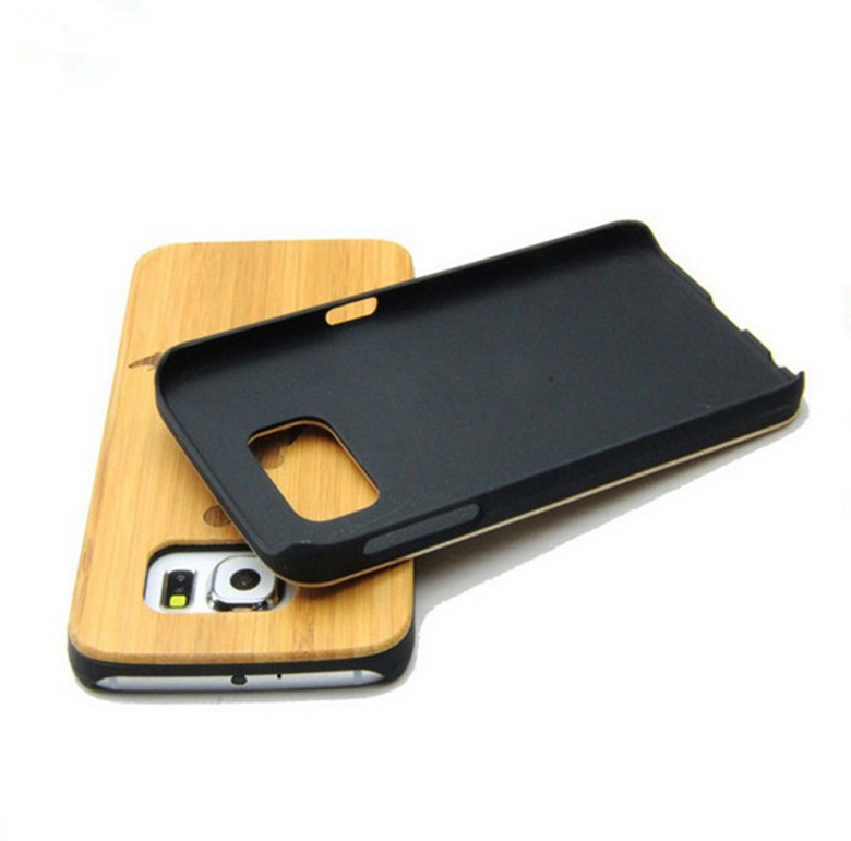 Wholesale Mobile Accessories Wooden Phone Case for Samsung Galaxy S7 Edge Cover