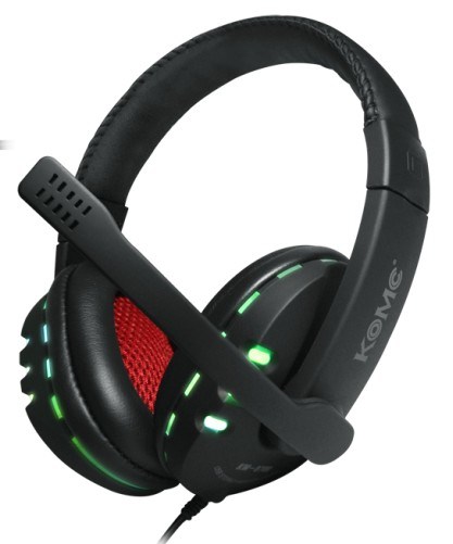 USB Multimedia Headphone with LED Light (KOMC) KM-9700