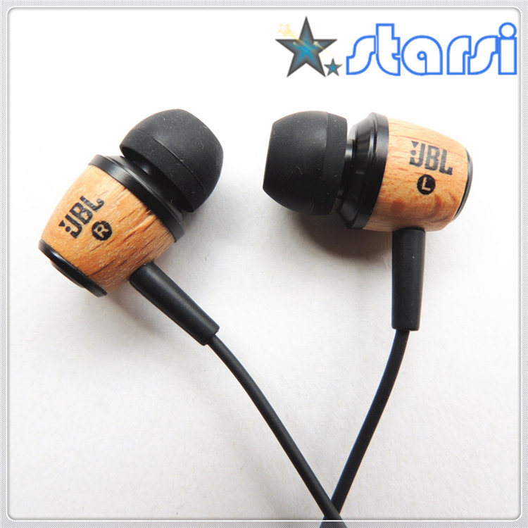 Wood Bass High Quality Stereo Earphone (stjbl)