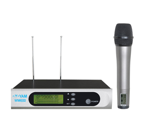 Yam Wm600 UHF Wireless Microphone Professional Sound for Stage