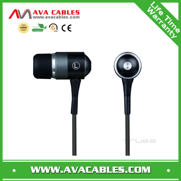 Metal Stereo Earphone Popular in-Ear Earphone with Microphone with Logo