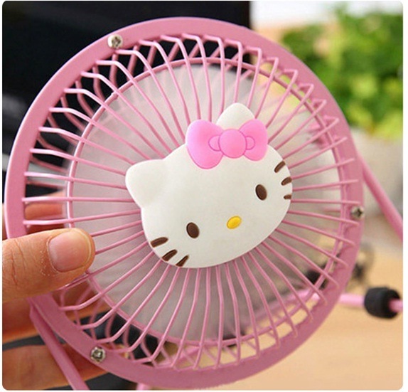 4 Inch USB Mini Fan Cartoon