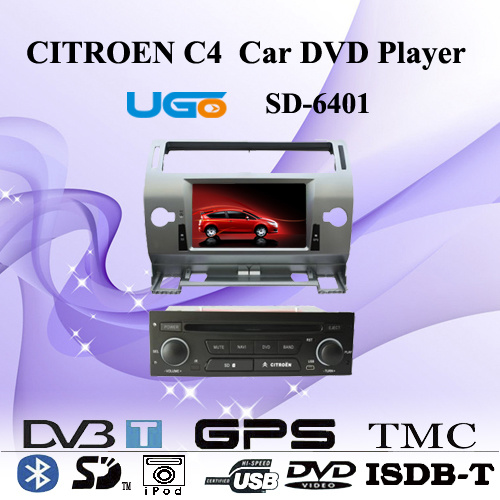 Car DVD GPS Player for Special Citroen C4 (SD-6401)