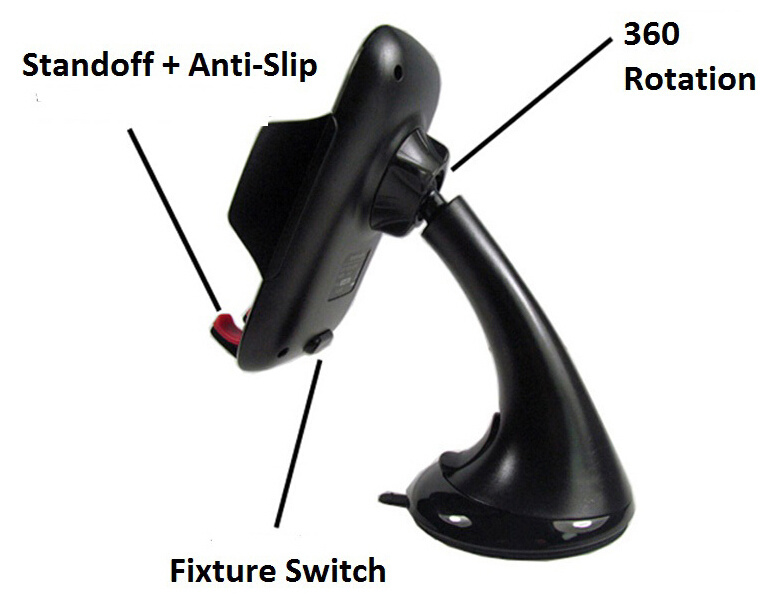 Universal in Car Anti-Shock Mount Mobile Phone Holder