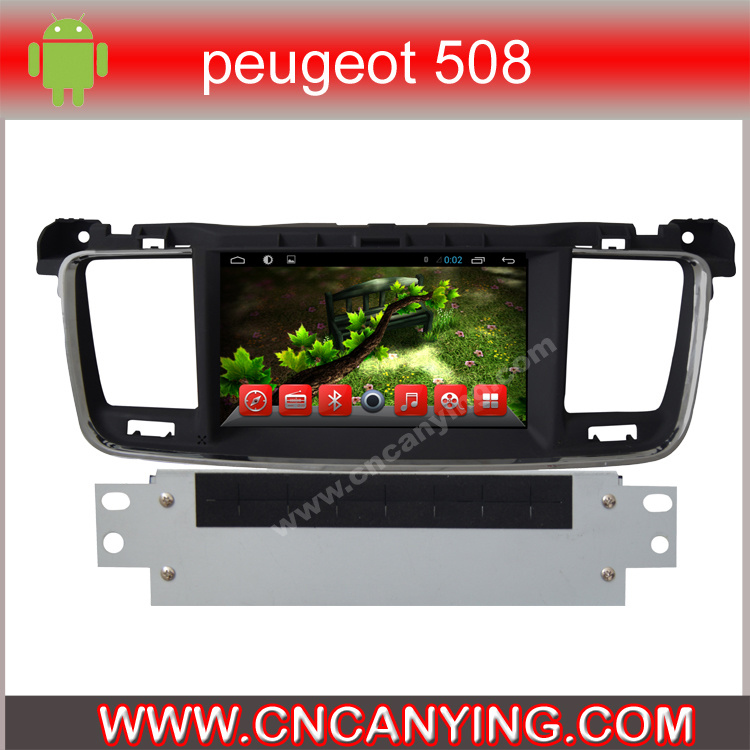 Car DVD Player for Pure Android 4.4 Car DVD Player with A9 CPU Capacitive Touch Screen GPS Bluetooth for Peugeot 508 (AD-7068)