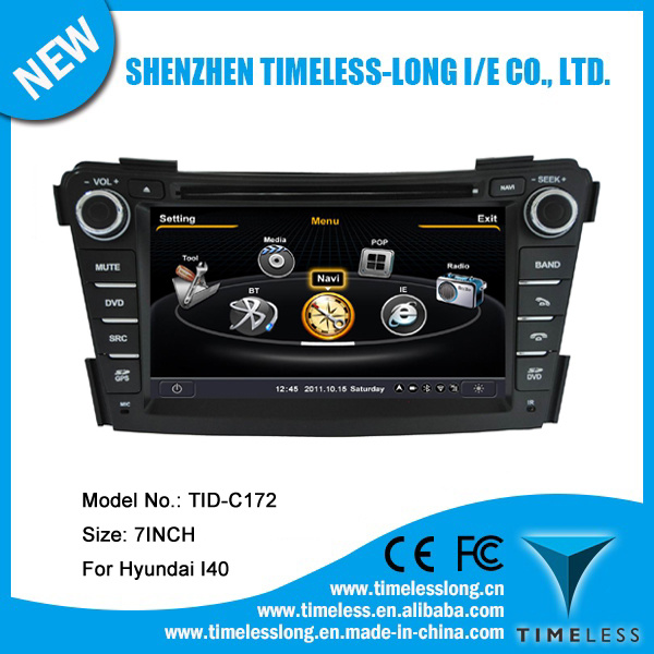 2DIN Audto Radio DVD Player for Hyundai I40 with GPS, Bt, iPod, USB, 3G, WiFi