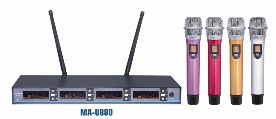 Misha Professional UHF Wireless Microphone Ma-U880