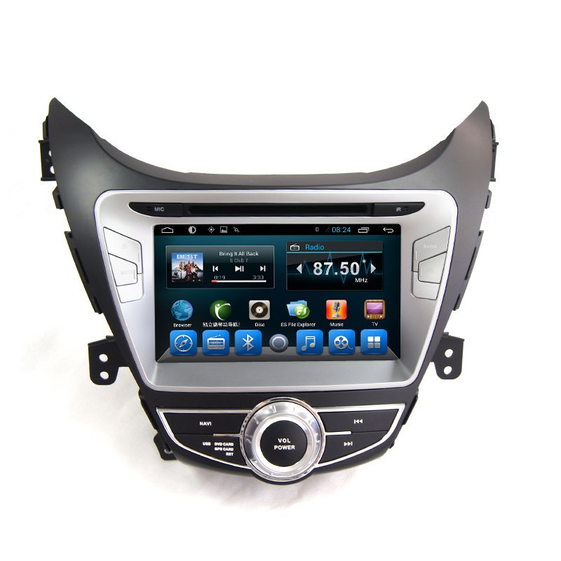 Android Double DIN DVD Player Car for Hyundai Elantra