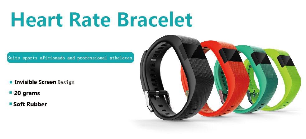 Cjw86 Heart Rate Bracelet with Bluetooth Function