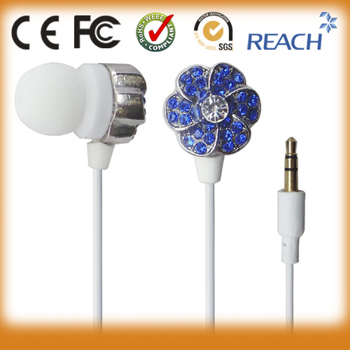 Branded Diamond Stereo Earphones 3.5mm Jack Earphone