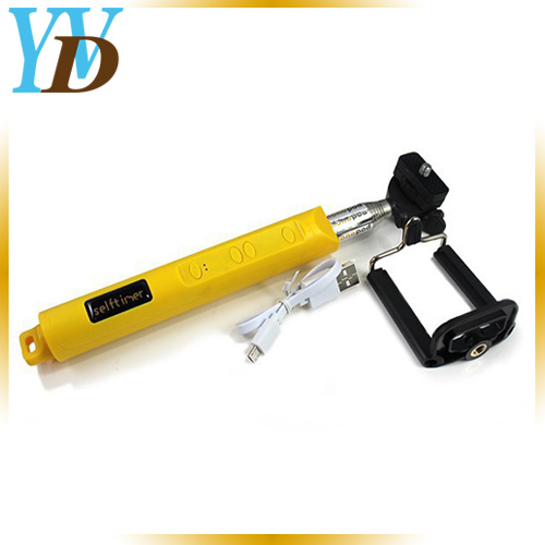 Fashion Portable Wireless Self Camera Monopod Bluetooth Shutter (YWD-RS7)