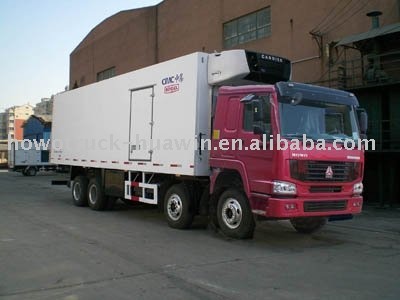 Sinotruk 8X4 HOWO Refrigerator Truck