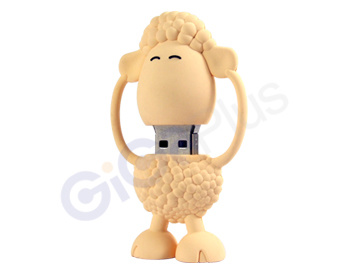 Rubber USB Flash Drive (RB-SHEEP)