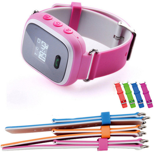 Silicone Overmold Kid Smart Watch with GPS